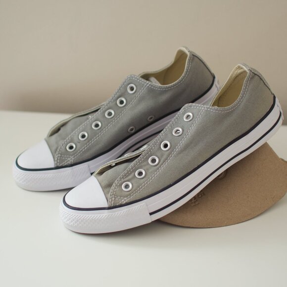 Grey converse / 7 men / 9 women / 7 UK / No laces - Picture 7 of 9